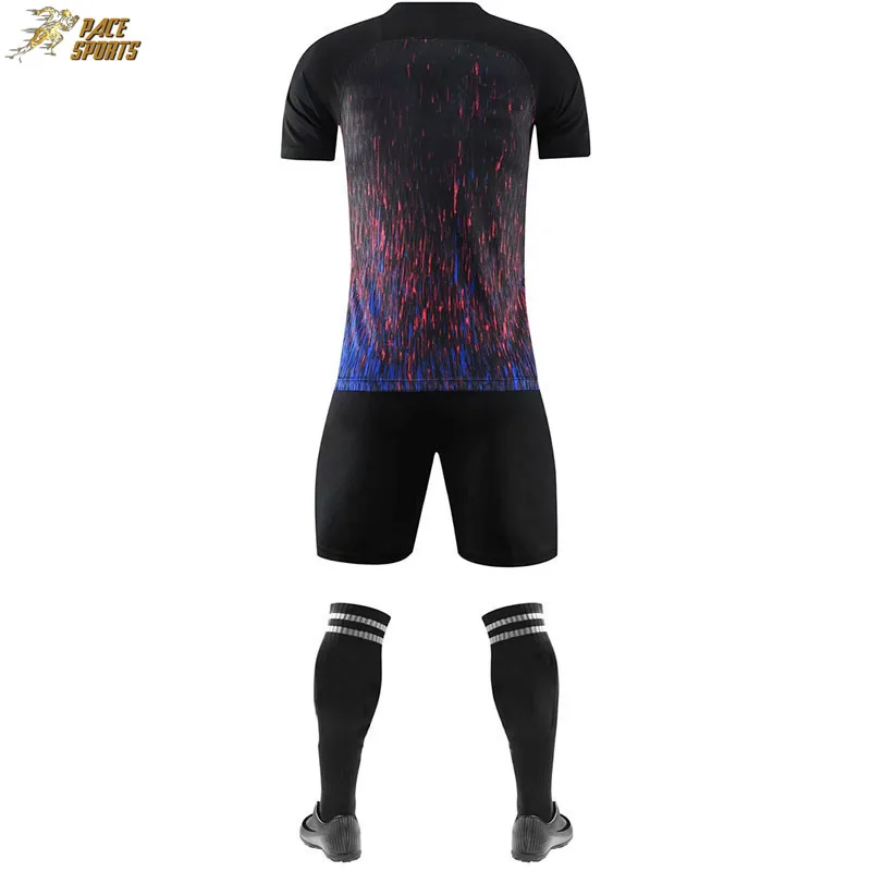 Оптовая продажа дышащая удобная футбольная Джерси изготовленная на заказ Мужская одежда комплекты футбольной формы с сублимационной печатью