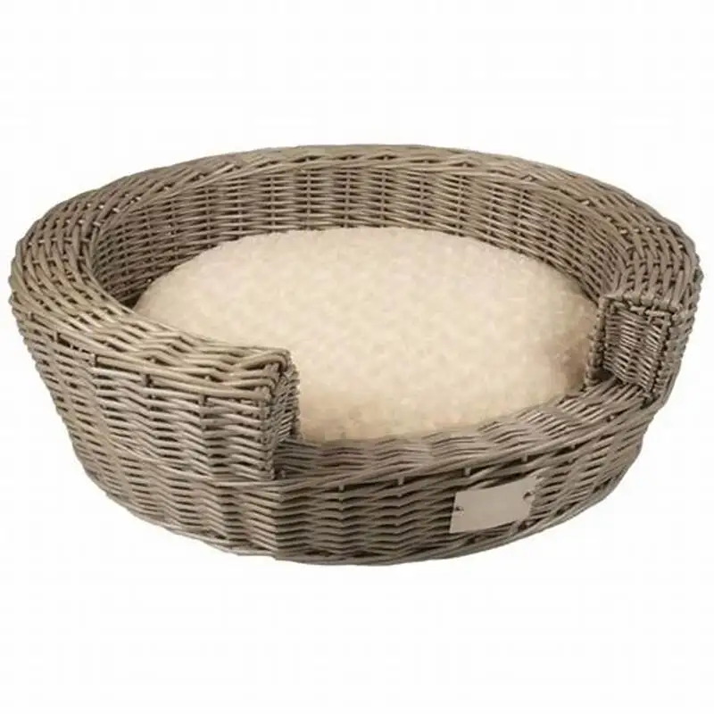 2022 New design natural wicker woven rattan pet dog