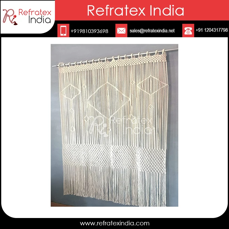 Hot Selling Women Fashion Macrame Curtain With Lowest Price