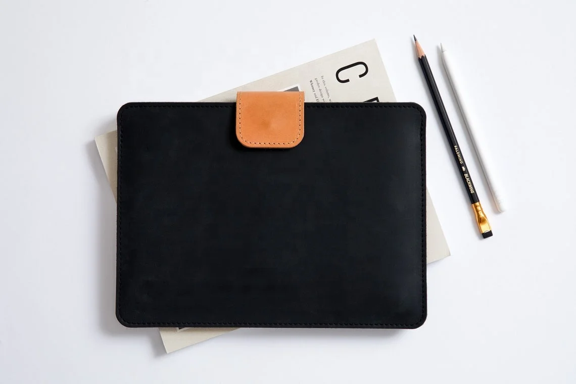 Premium Leather Tablet Cover Work Business Travel Genuine Leather Protective High Quality Tab Sleeve Cover Pouch