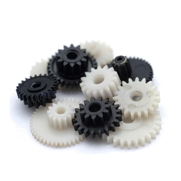 Pa66 30Gf Plastic Spur Pinion / Gear / Wheel Replacement Custom Pump Helical Plastic Gears