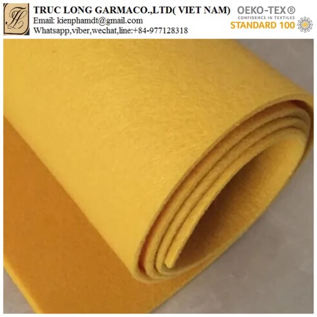 
Colorful 100% Polyester Fabric Felt Sheets / Rolls with cheap Price 