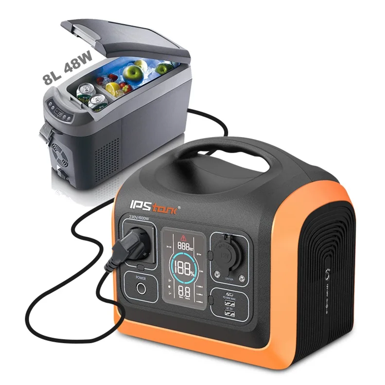 Built in Inverter BMS 600W 230V Lifepo4 Battery Indoor Outdoor Laptop Lithium Battery Pack