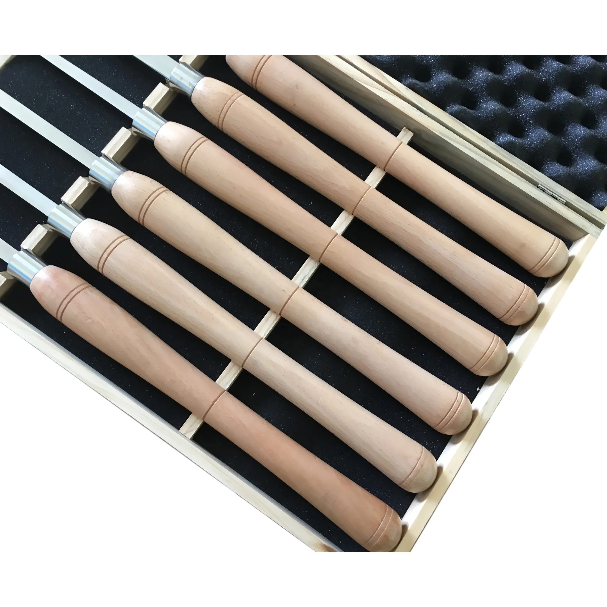 Item#LS06 Premium Carbide tipped woodturning lathe tool set