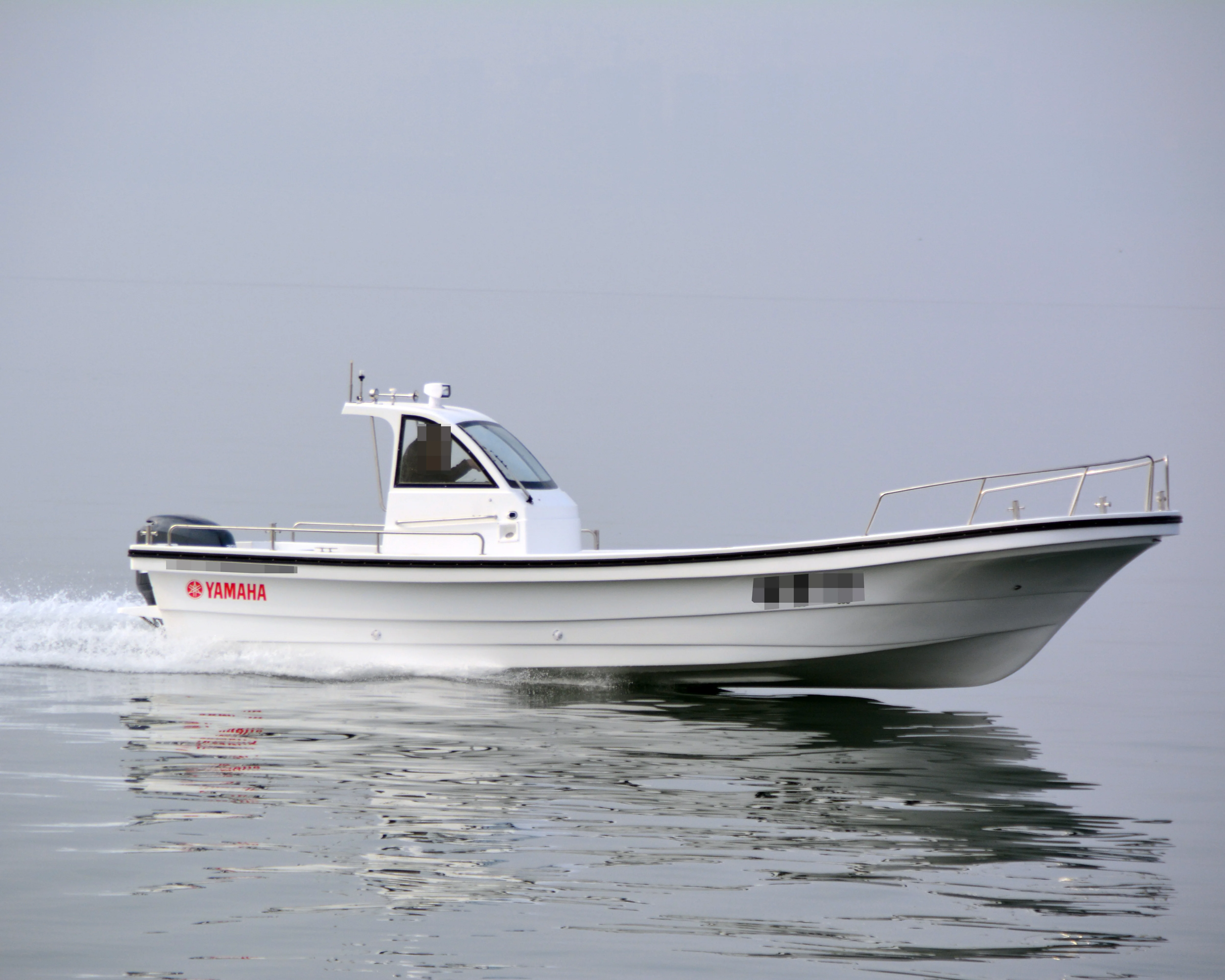 
CE new model XMM860 fiberglass boat for fishing woking sport single twin engines high speed 