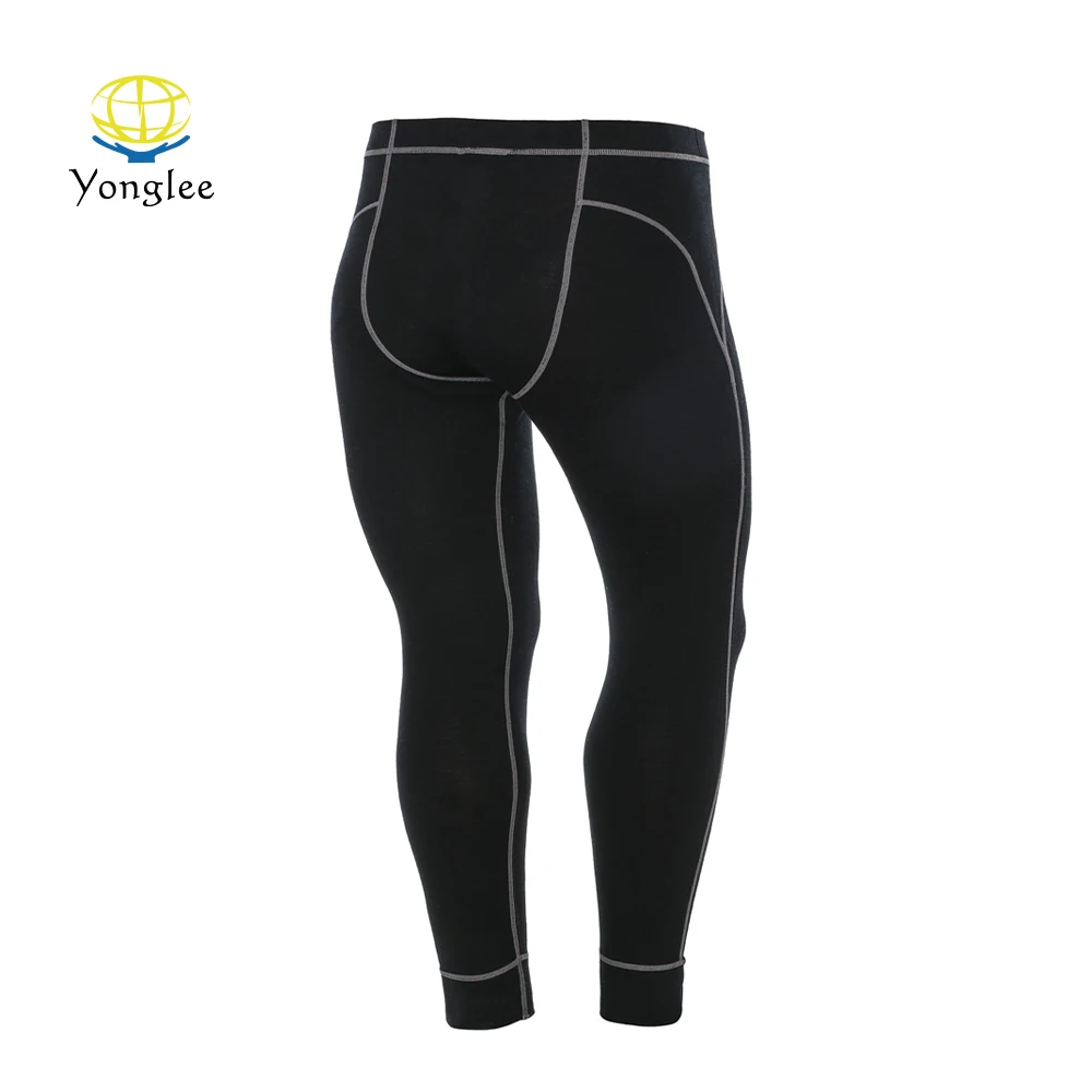 Профессиональный поставщик мужское удобное осеннее термобелье из мериносовой шерсти