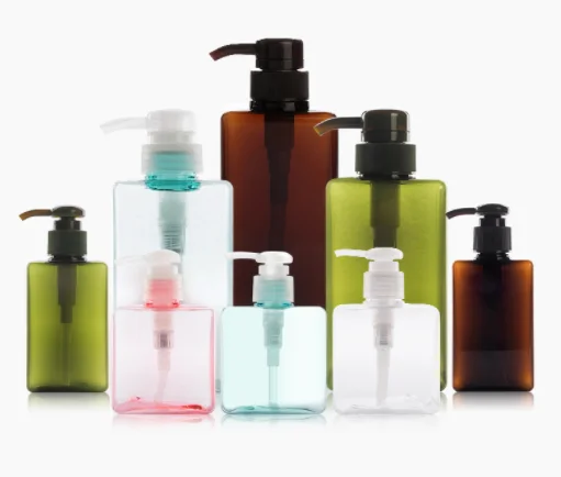 Высококачественная Квадратная бутылка для шампуня с насосом домашних животных пустая пластиковая косметических жидкостей кондиционера боди-мойки