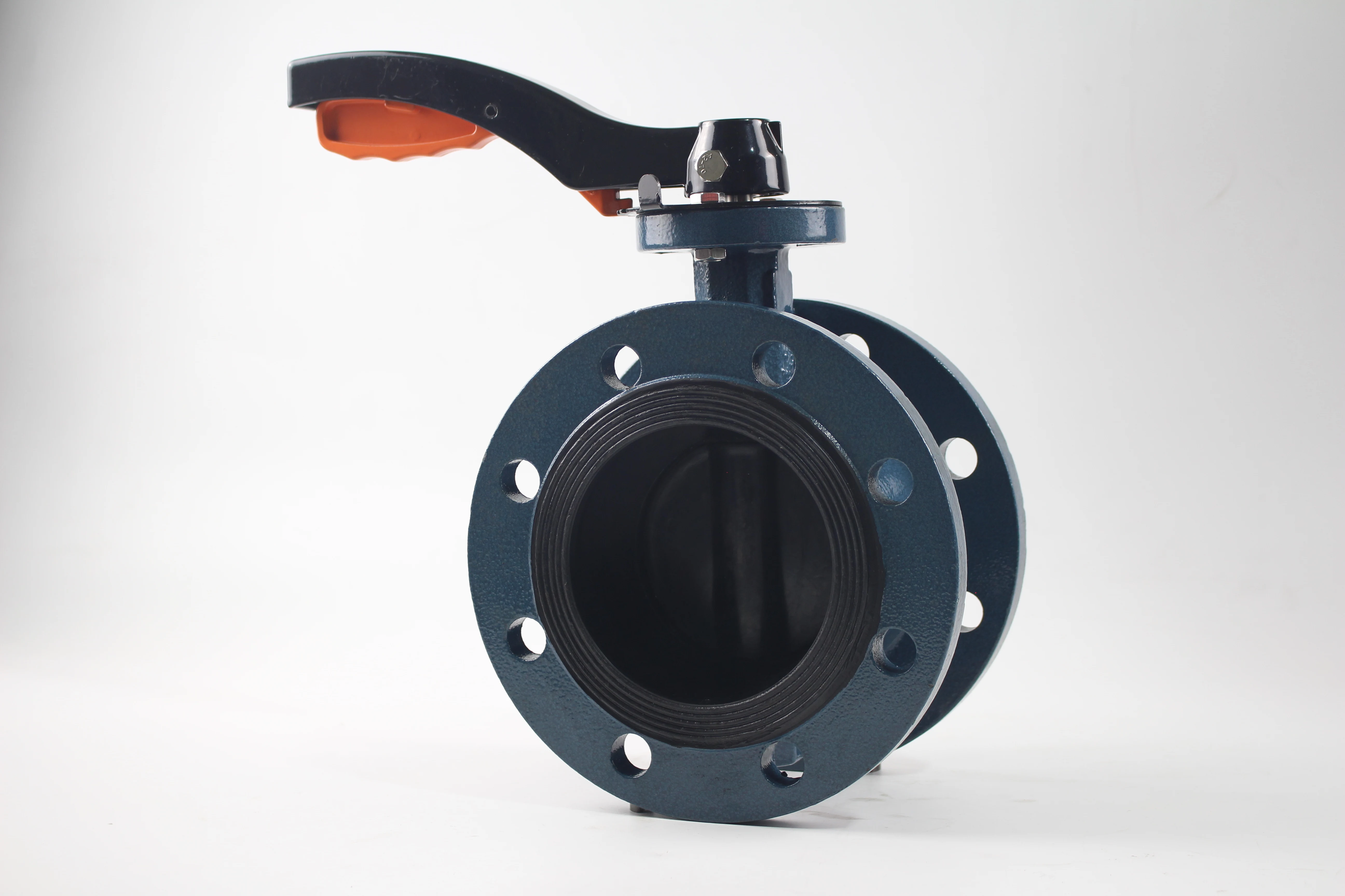 Flange Butterfly Valve Flanged Gate Valve JIS0 PN 16 EPDM Seat Manual Operation Face to Face Cast Iron Standard General 5 Pcs