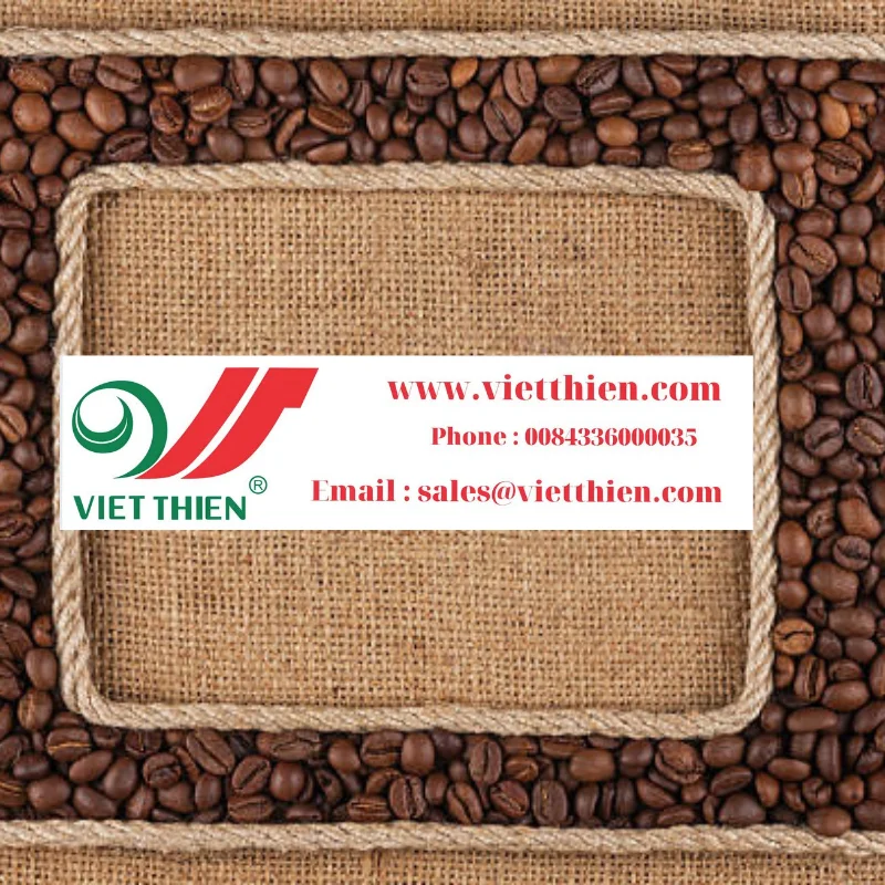 Raw coffee beans are screened for the best quality coffee beans with the most suitable price to ensure prestige