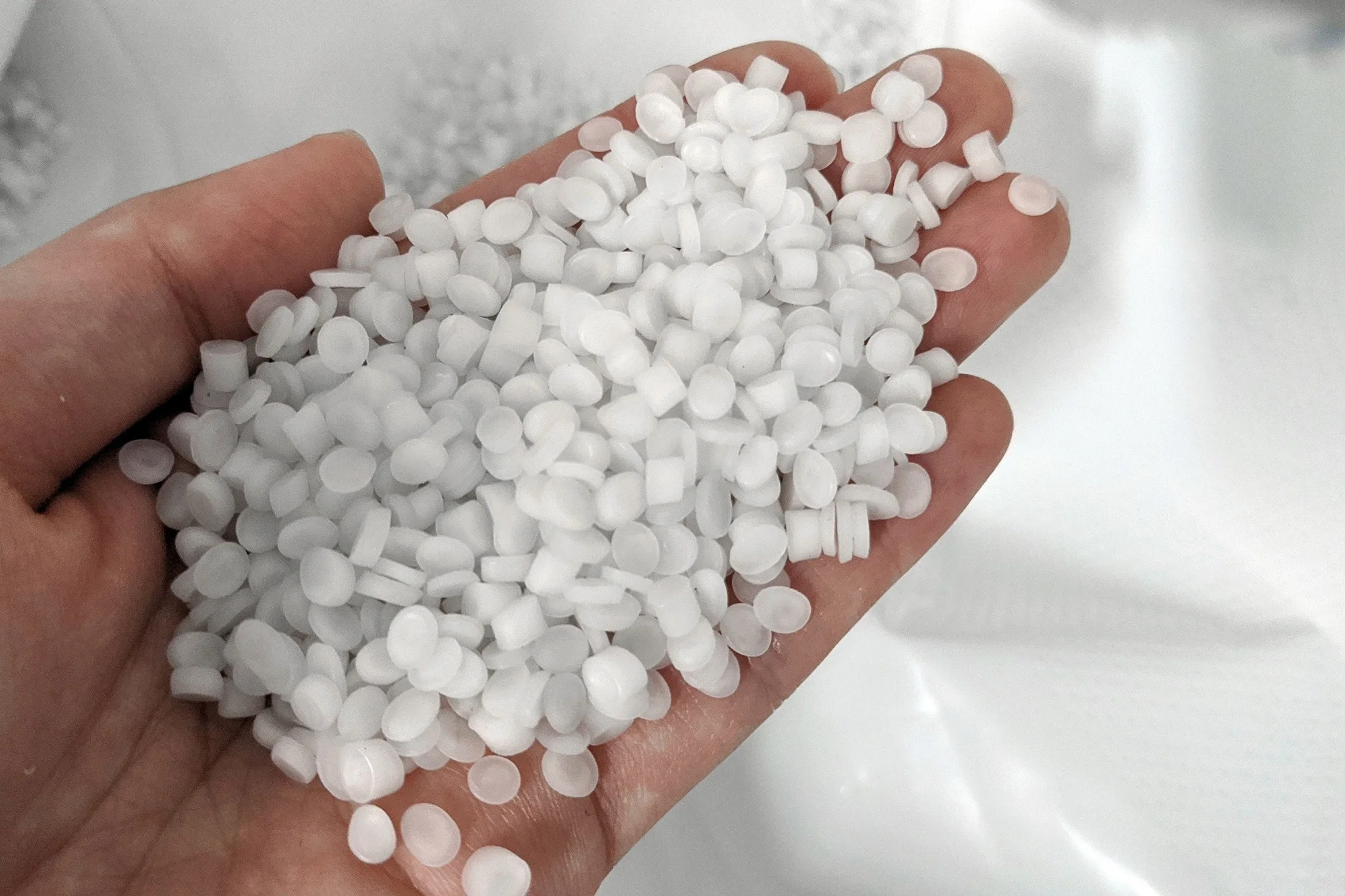 Пластиковый гранулятор с воздушным охлаждением