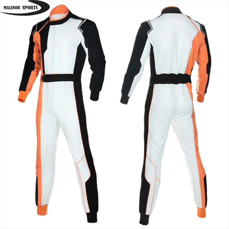 Высококачественный дизайнерский собственный гоночный костюм для картинга чистый сублимированный мужчин и женщин