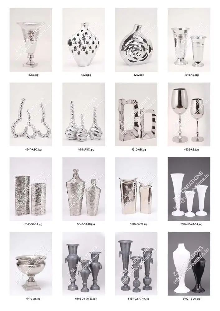 Hot Selling Modern Design Metal Vase Home Decor Metal Home Decoration For Home And Hotels Customized Size And Shape
