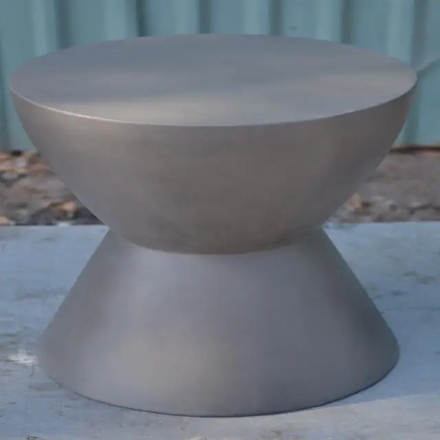 high quality lightweight concrete stool side table coffee console outdoor furniture garden stool patio furniture Vietnam