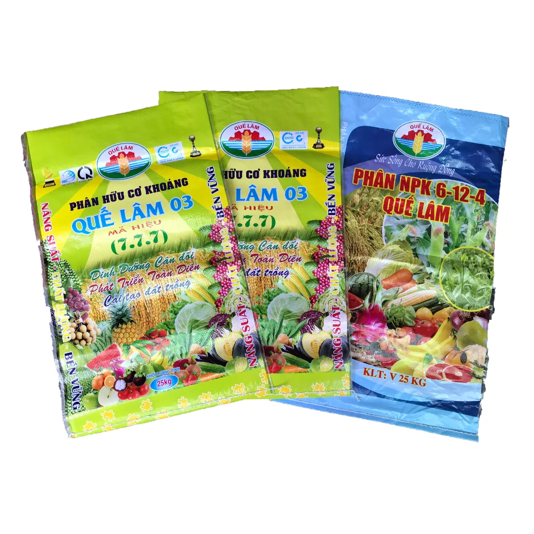 Удобрение PP тканый мешок Вьетнам корм для животных упаковочные сумки пластиковый с ламинированной