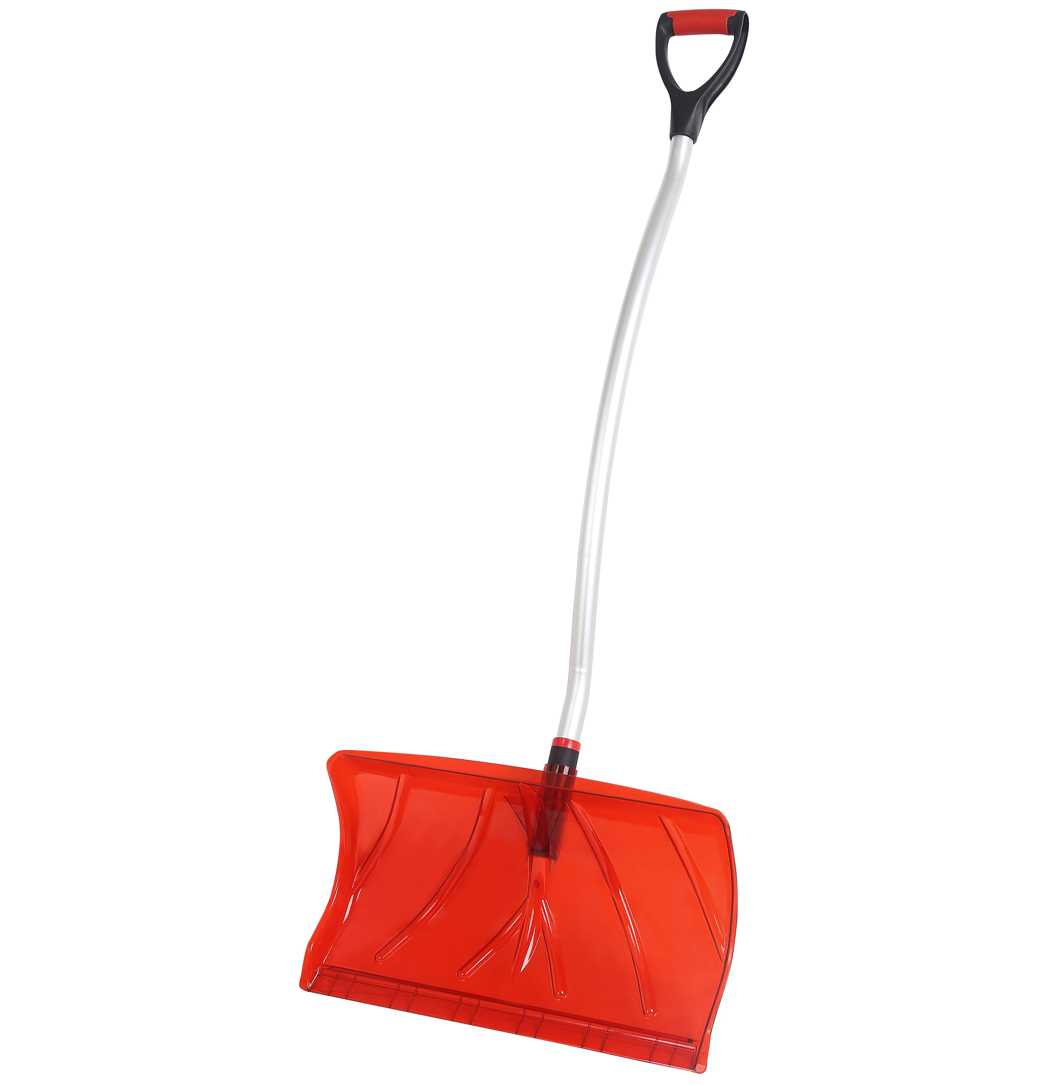 
Plastic Snow Shovel Snow removal Snow Pusher with Aluminum handle and D grip Suitable for Driveway or Pavement Clearing 17IN 