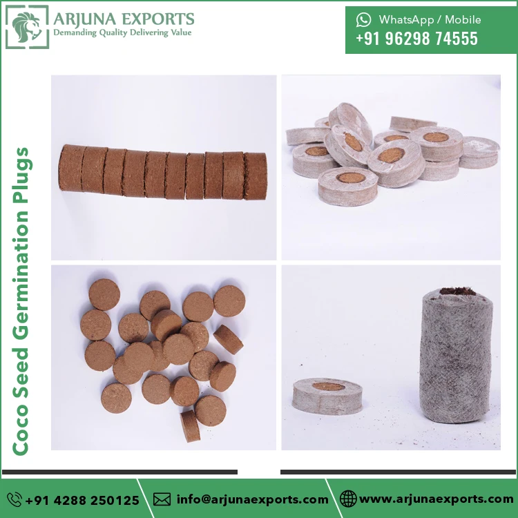 Agricultural Grade Coconut Coco Peat Seed Starter Germination Plugs at Competitive Price Direct From Factory
