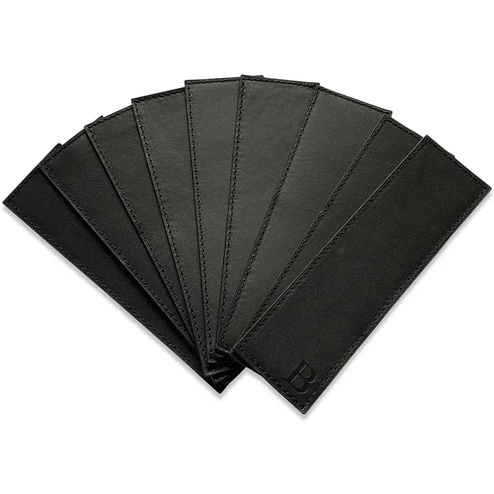 Factory Stock Leather Bookmarks Personalized and Monogrammed with The Letter