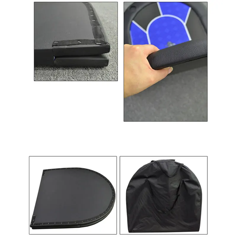 New Manufacturing Wood Portable Custom Luxury Professional Folding Casino Poker Table