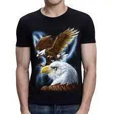 High Quality Ring spun Combed Cotton Bio washed Pre shrunk Customized design Digital Printed t-shirt Custom Turtle Neck