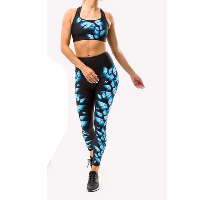 Factory Wholesale Ladies Stretchy Running Training Fitness Women Gym Leggings High Waist Seamless Yoga Set