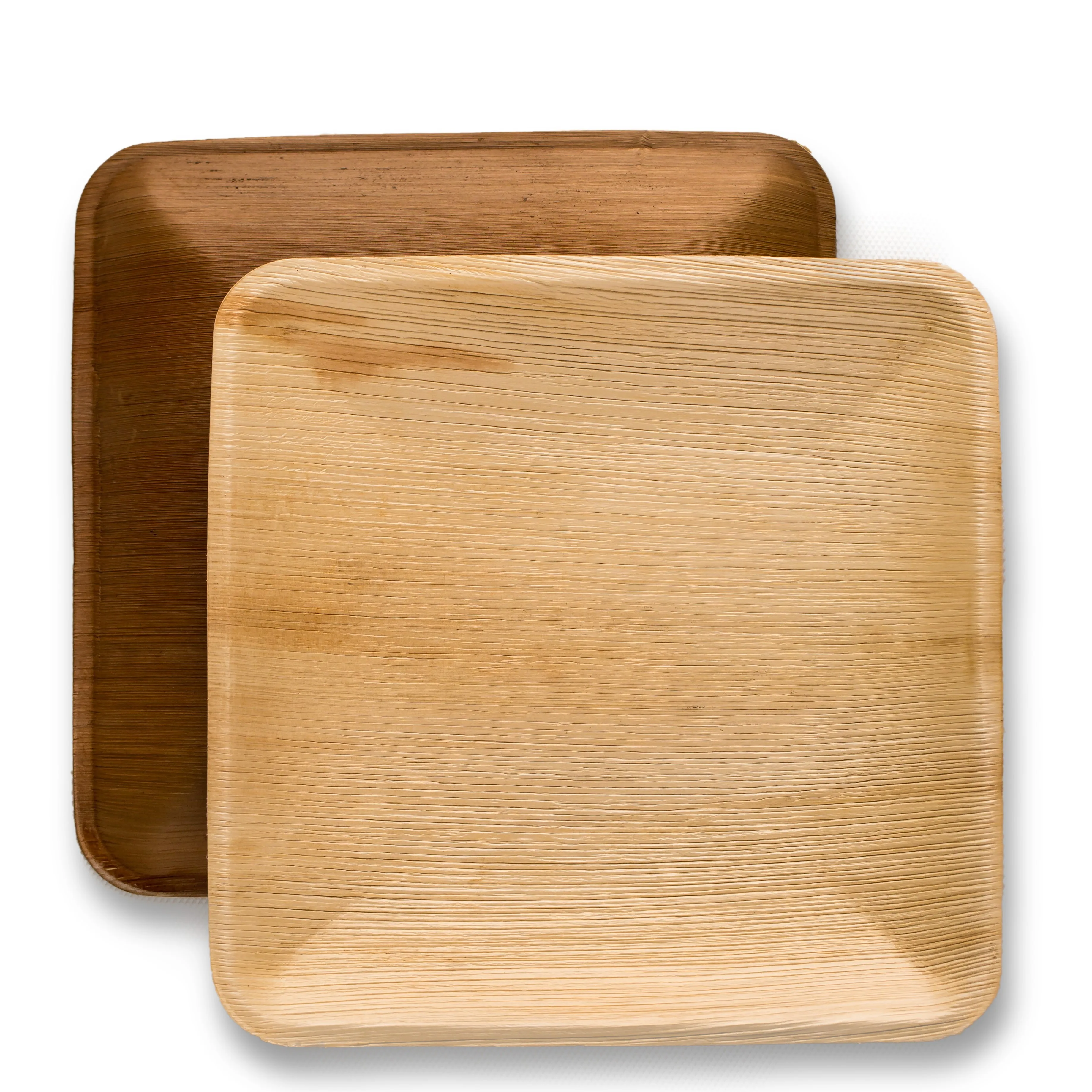 
Eco friendly natural Areca palm leaf disposable round plates compartment Tableware areca nut 