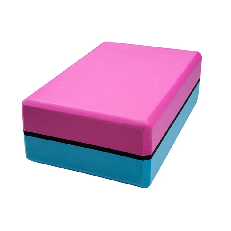 High Density Improve Strength New Type Two-color Yoga Brick EVA Foam Blocks