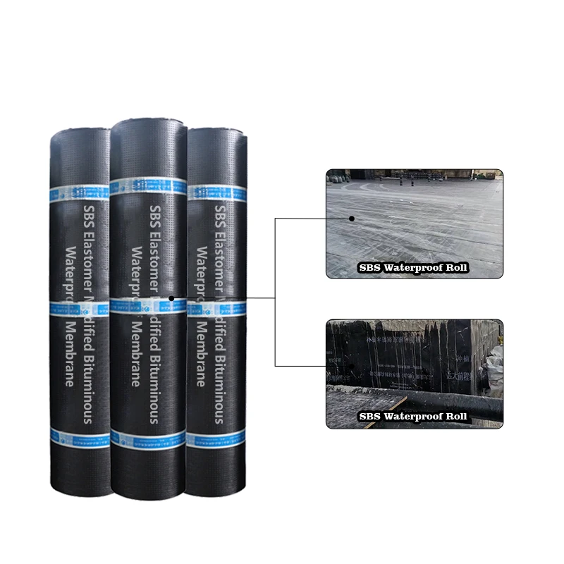 Made in China best-selling SBS waterproofing membrane used in the world for pavement tear resistance