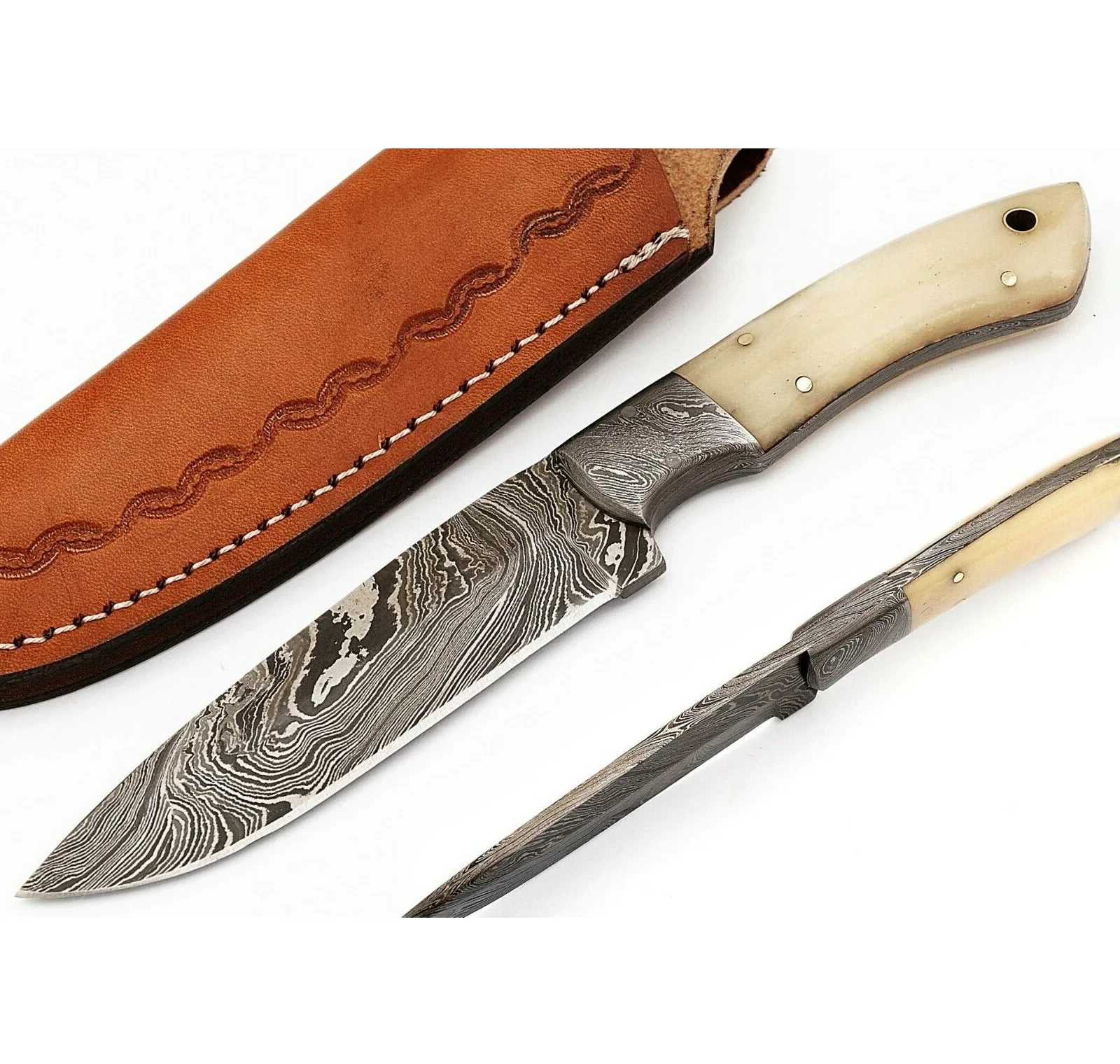 
 Новое поступление, Охотничий Тактический нож ручной работы из дамасской стали с фиксированным лезвием, с оболочкой  