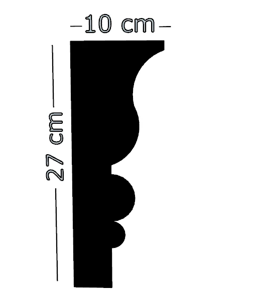 Window Cornice Exterior EPS Mouldings WCECO1