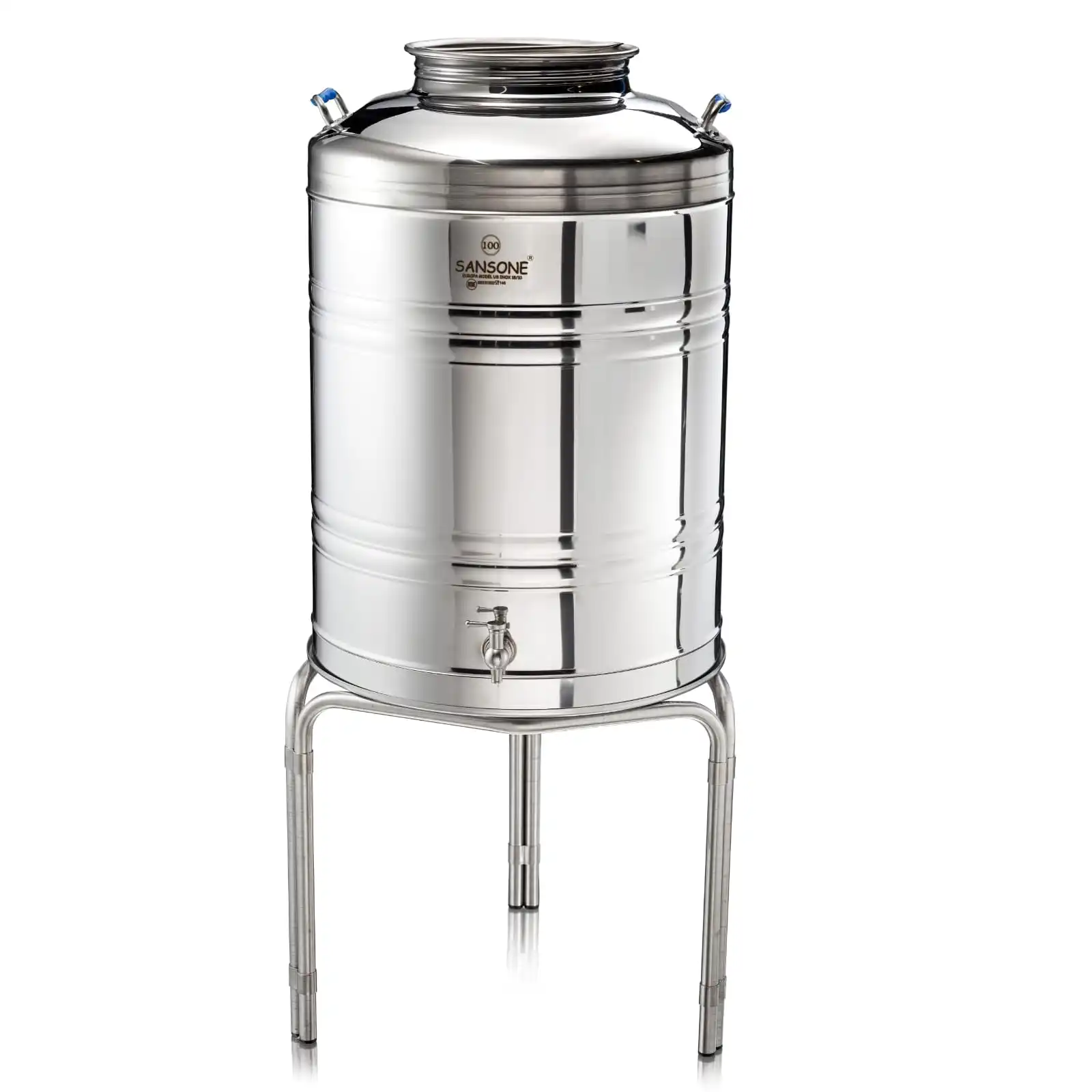 STAINLESS STEEL DRUMS EUROPA MODEL 100 LT TIG WELDED