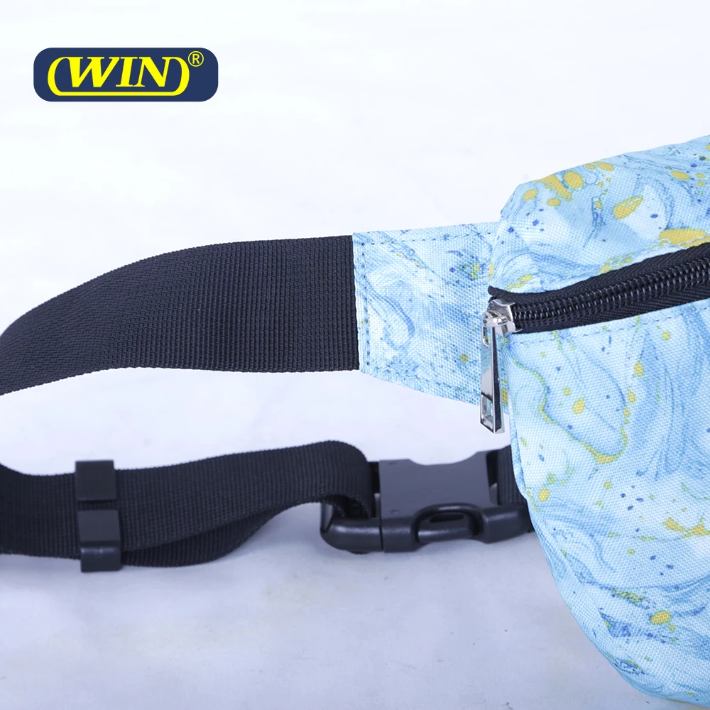 Outdoor Custom Logo RPET 600D Polyester Waist Bag