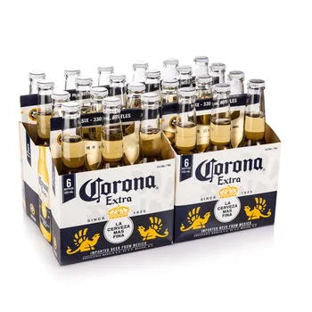 Экстра Корона пиво, 18 pk 355 мл банки, 4.5% ABV