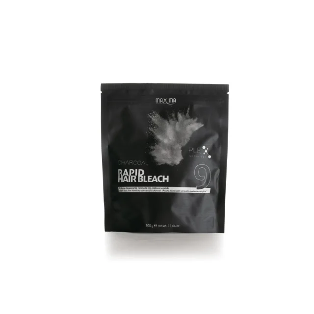 Made in Italy hair products dust free rapid bleaching powder with activated charcoal