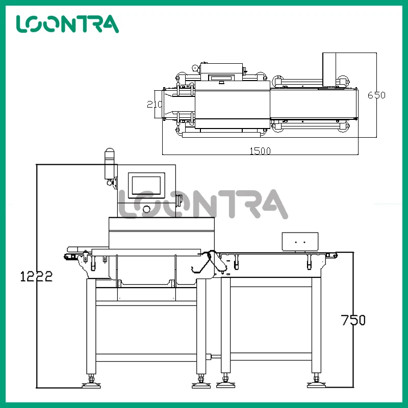 Automatic check digital weight checking machine