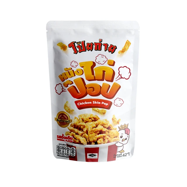 Хрустящие жареные куриные изделия Poygai со вкусом популярной фирмы 42 г. Высококачественные закуски из Таиланда 2022 новый продукт 4 сувенира