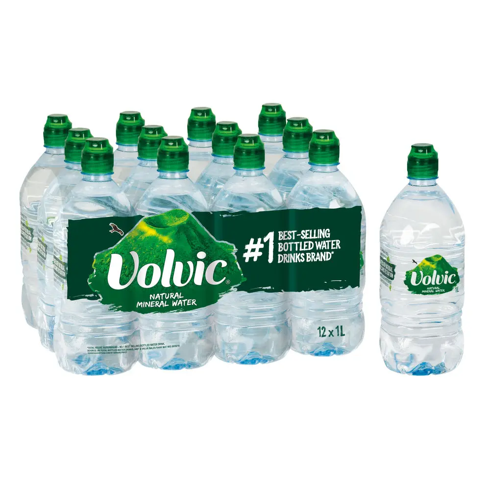 Volvic натуральная блестящая Минеральная Бутылка воды (Л