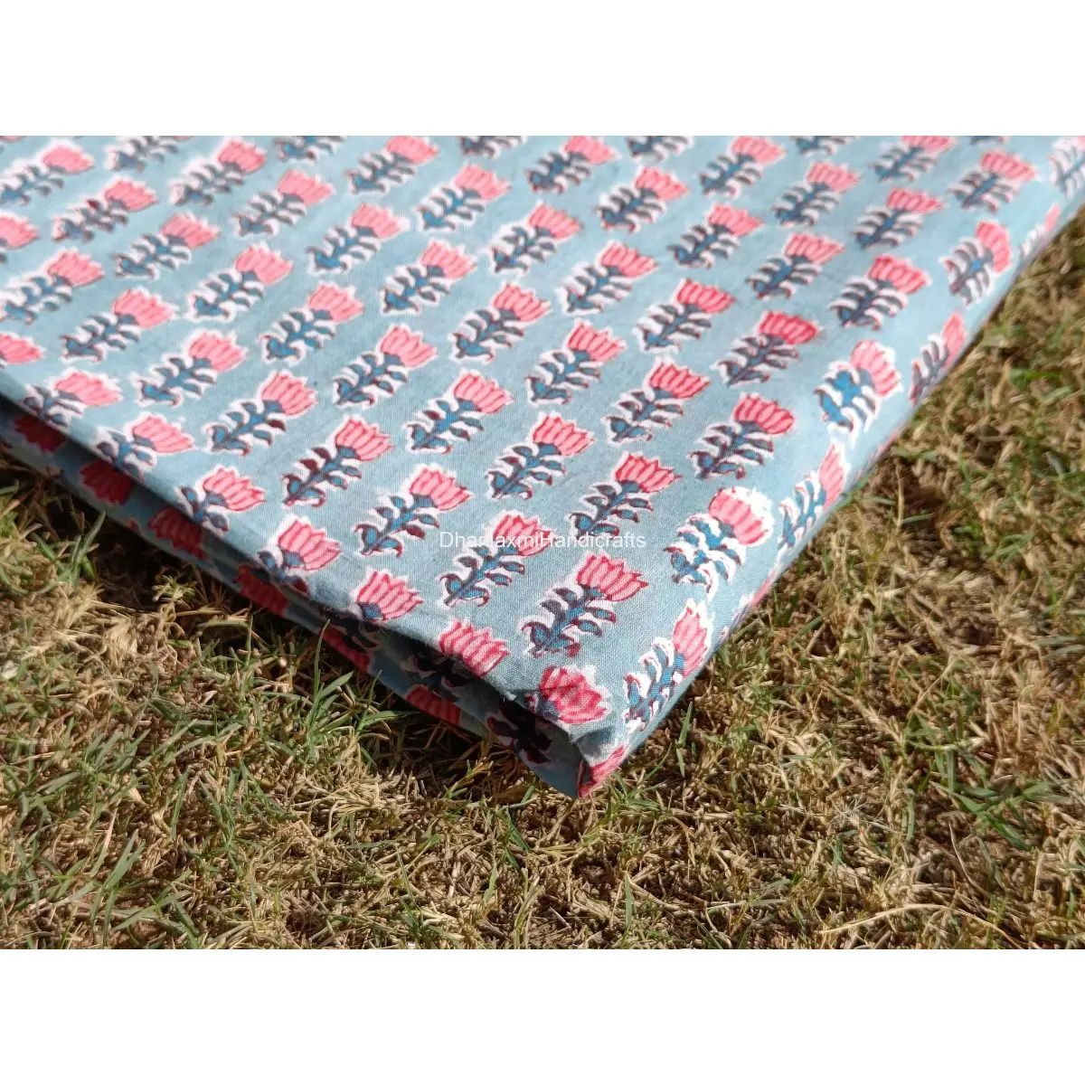 Wholesale Running Fabric Indian Cloth Textile 100% Cotton Multi-Color Garment Material Floral Hand Block Print