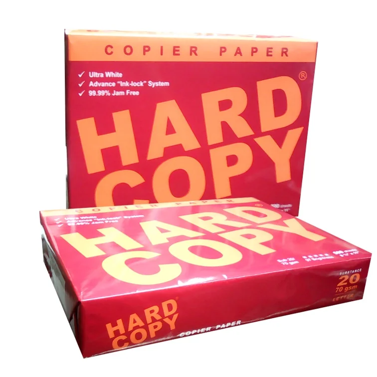 Excellent White Hard Copy Bond Paper Short / A4 / Long /A4 copy paper 80 gsm ,75gsm and 70gsm Copy