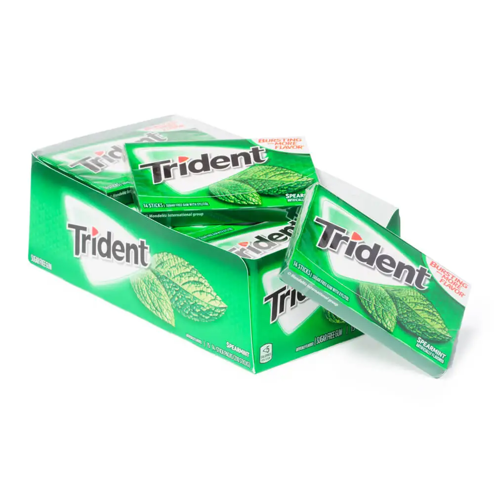  Жевательная резинка Trident с различными
