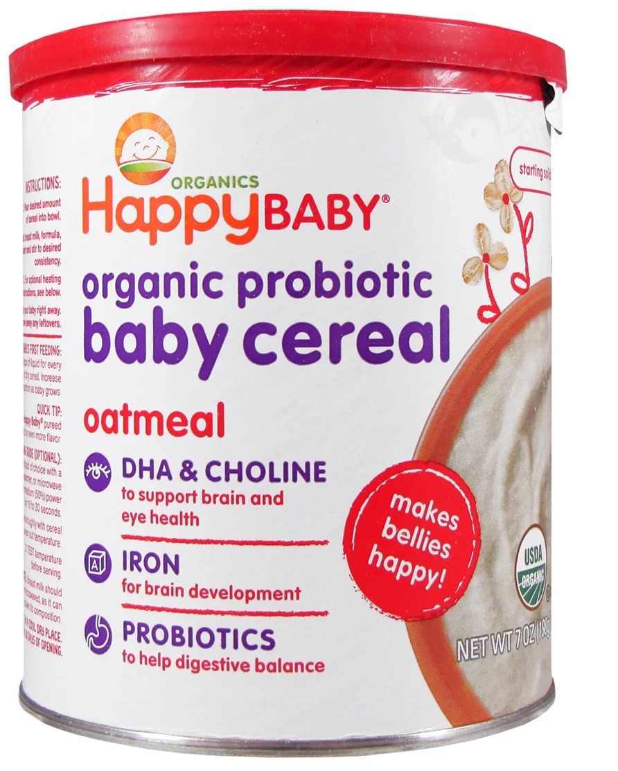 
Wholesale Happy Baby Organic Probiotic Baby Cereal 