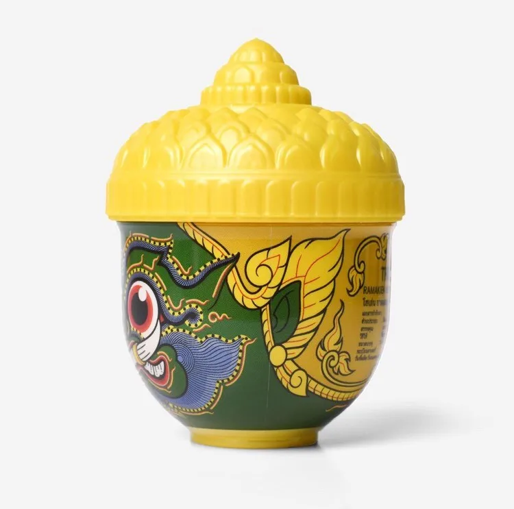 Ramakien Herbal Inhaler Lemongrass Scent-Thotsakan Yadom.The nasal inhaler is soothing and refreshing.