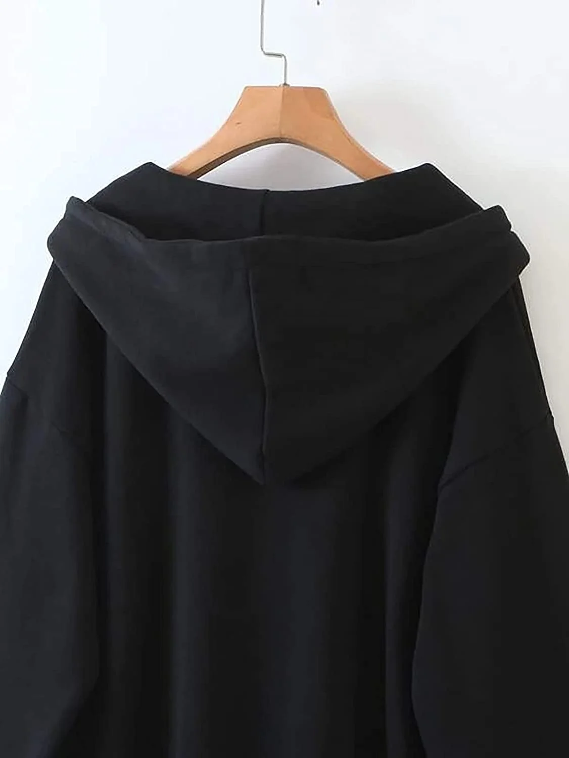 Black Zipper Hoodie