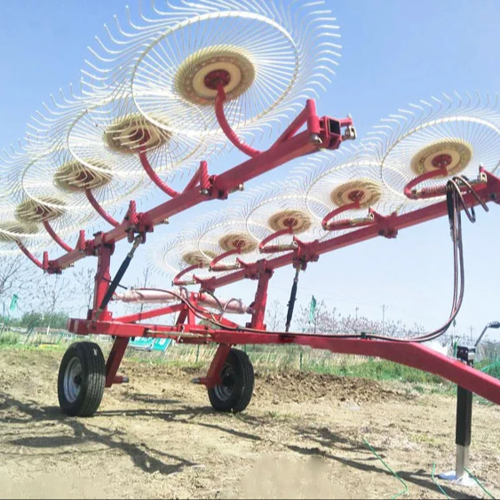 Agricultural machinery & equipment Tractor rake farm tools grass cutting farm machine gross Hay Rake for Russia