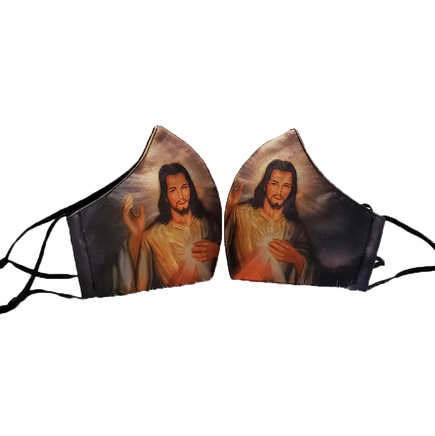 Religions Jesus unisex face mask for events party High quality adjustable earloop