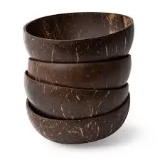 Чаша из натуральной скорлупы кокоса ручной работы во Вьетнаме оптовая продажа 2020