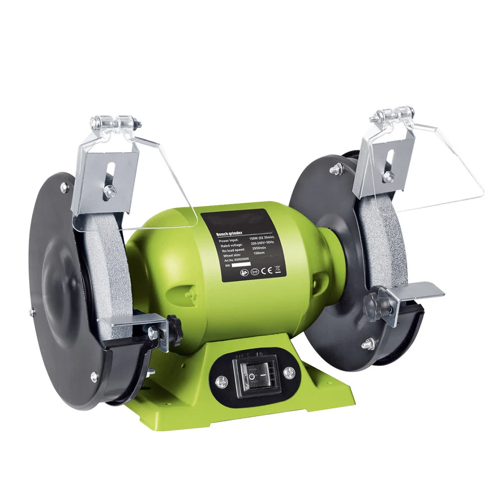 Wheel Diameter 200mm Motor Heavy Duty Giant 150mm Surface Buffing Sharpening Bench Grinder