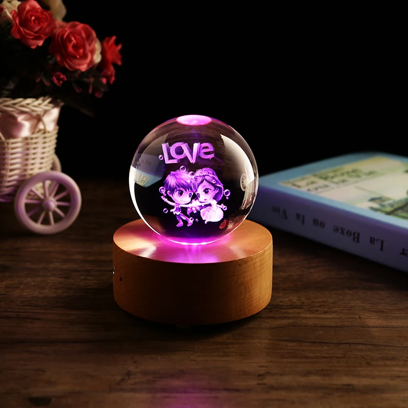 3D лазерный хрустальный шар волшебный подарок для подростков детей день рождения