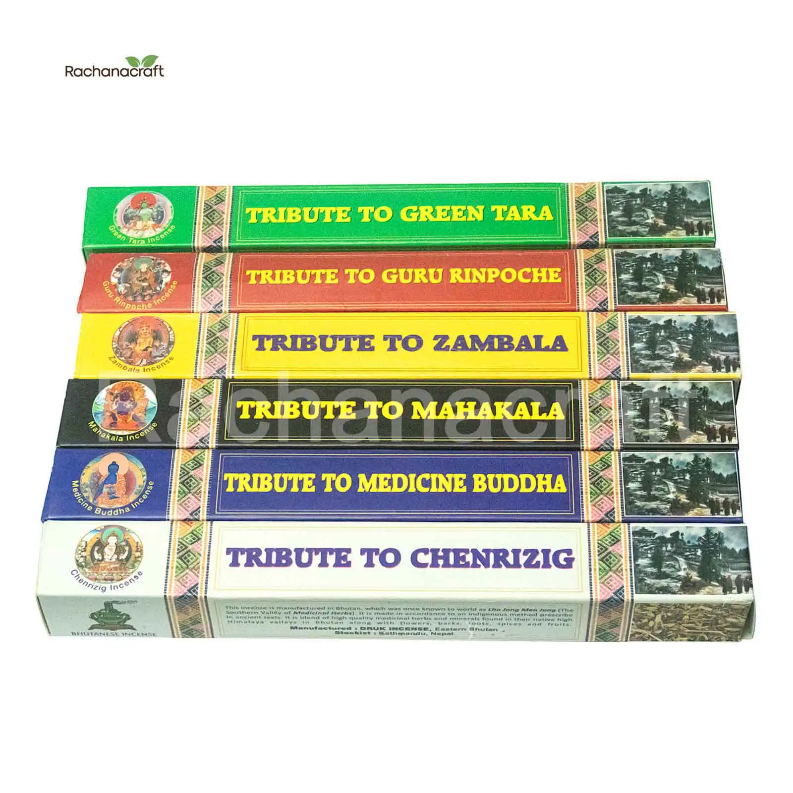Guru Rinpoche Incense High Quality Medicinal Herbs and Minerals Stick Incense for Meditation and Healing