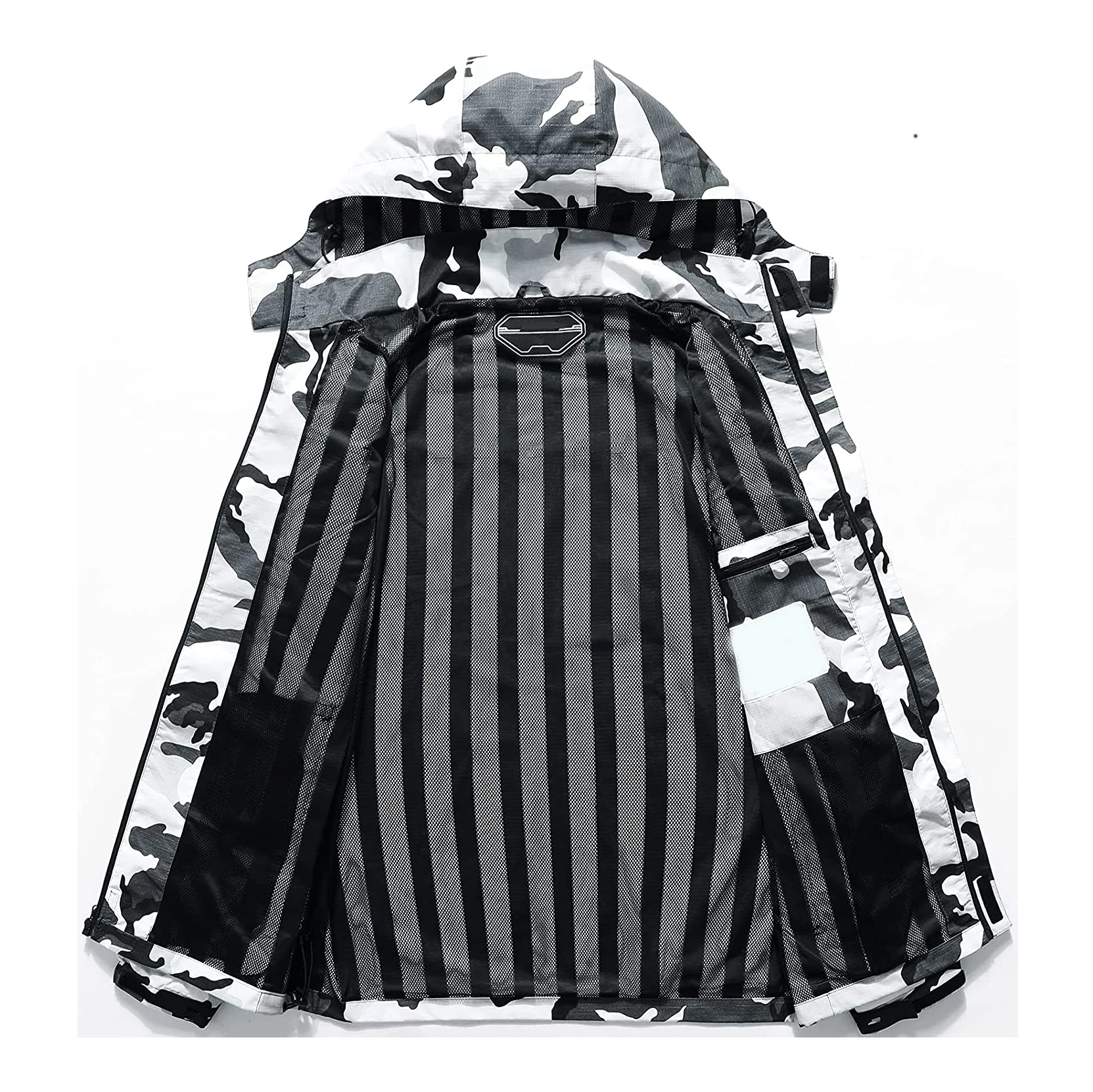 Индивидуальная уличная одежда с двумя карманами Мужская Уличная ветровка куртка логотипом лучший стиль