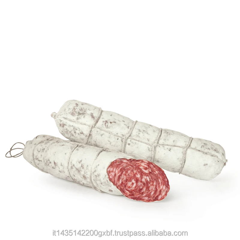 Салями норазно в итальянском стиле с чесноком кг 1 | Высококачественная свиная колбаса без глютена Салама | Мясо свинины, итальянский поставщик